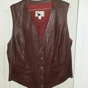 Vintage leather Vest